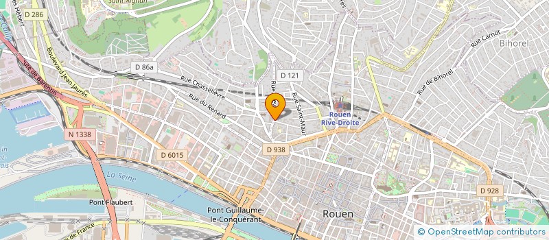 localisation de l'entreprise LE RDV CLUB à ROUEN