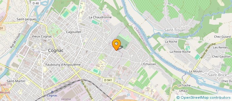 localisation de l'entreprise LE RE-PERE  COGNAC