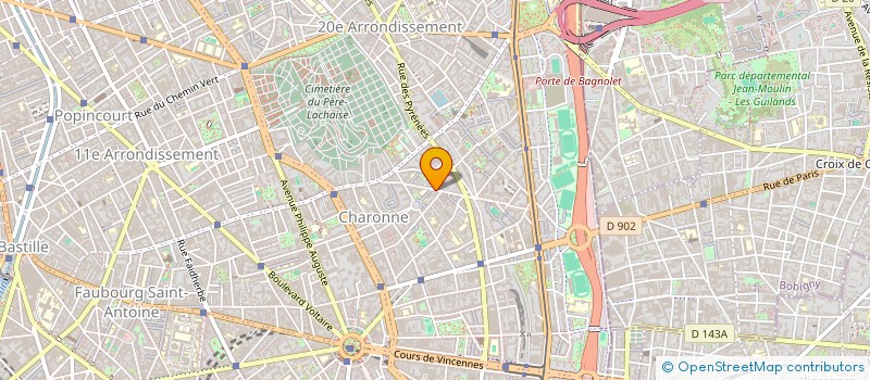 localisation de l'entreprise LE REACTEUR  PARIS