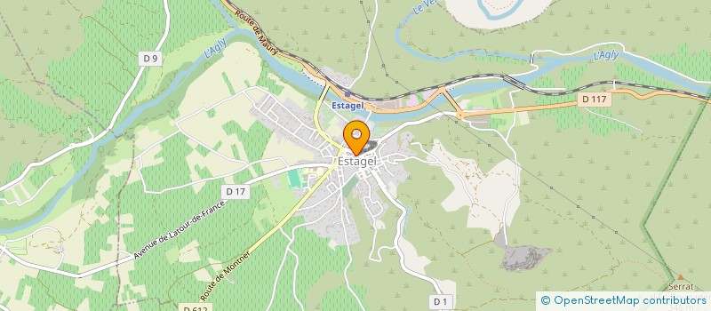 localisation de l'entreprise LE REAL à ESTAGEL