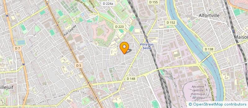 localisation de l'entreprise LE REAL NOGENT à VITRY-SUR-SEINE