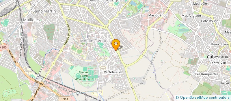 localisation de l'entreprise LE REART  PERPIGNAN