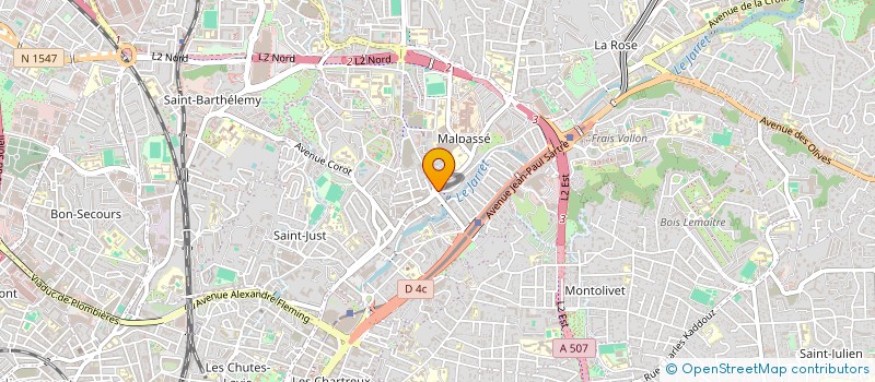 localisation de l'entreprise LE REBENGA à MARSEILLE