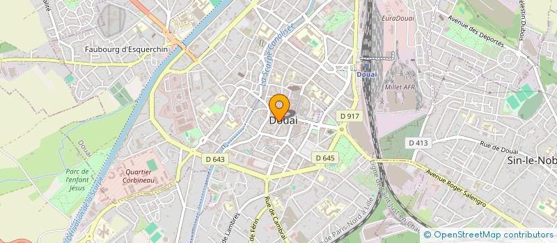 localisation de l'entreprise LE REBOND à DOUAI