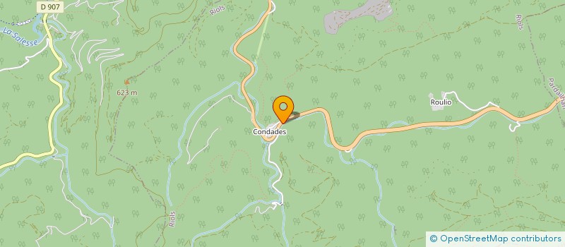 localisation de l'entreprise LE REC  RIOLS