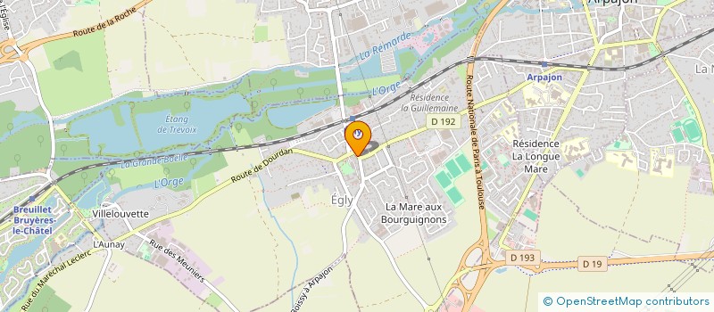 localisation de l'entreprise LE RECAMIER à EGLY