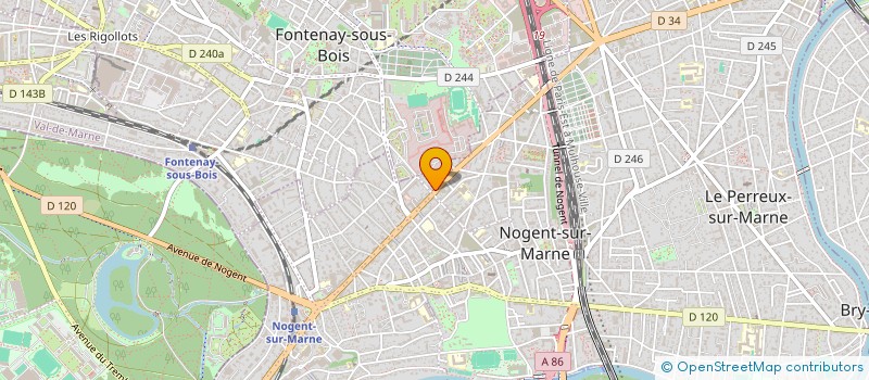 localisation de l'entreprise LE RECHO à NOGENT-SUR-MARNE