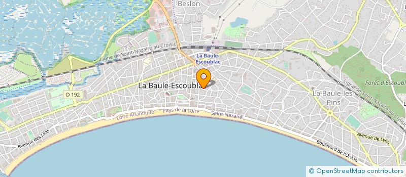 localisation de l'entreprise LE RECIF à LA BAULE-ESCOUBLAC