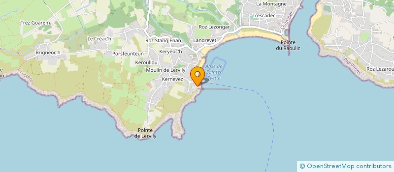 localisation de l'entreprise LE RECIF  AUDIERNE