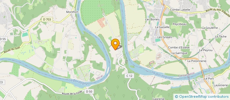 localisation de l'entreprise LE REDOULOU à DOMME