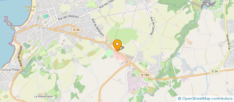 localisation de l'entreprise LE REFECTOIRE  ERQUY