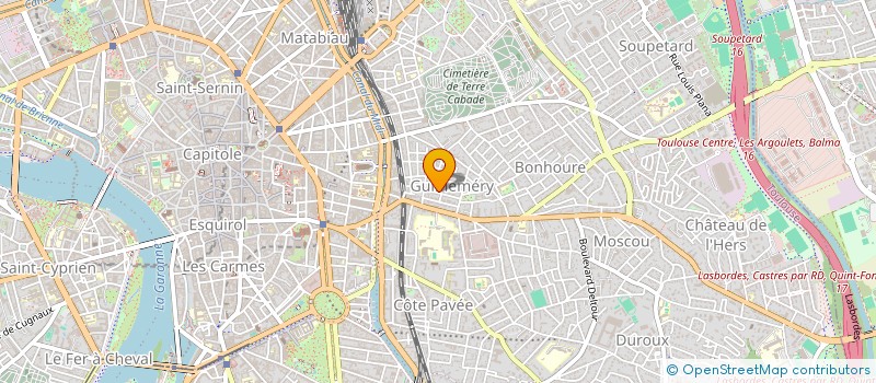 localisation de l'entreprise LE REFECTOIRE DESIGN à TOULOUSE