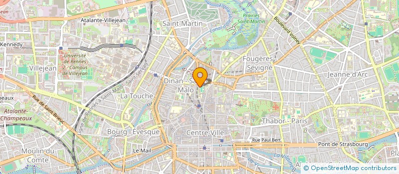 localisation de l'entreprise LE REFERENCEMENT PROFESSIONNEL  CESSON-SEVIGNE