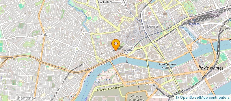 localisation de l'entreprise LE REFLET 44 à NANTES