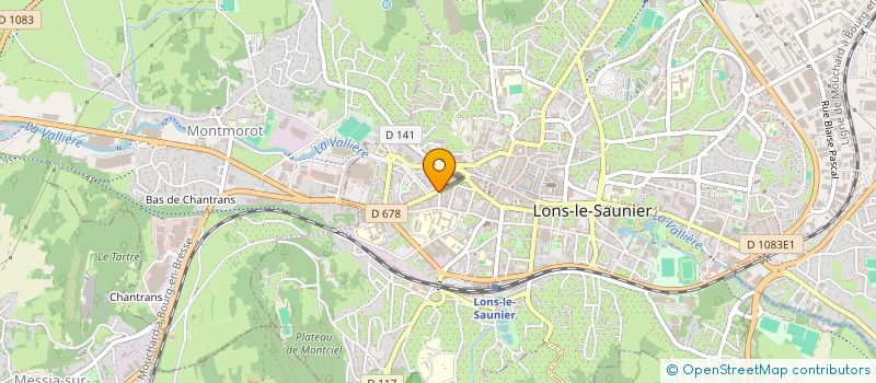 localisation de l'entreprise LE REFUGE  LONS-LE-SAUNIER