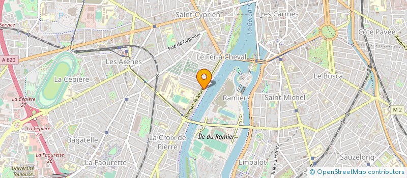 localisation de l'entreprise LE REFUGE à TOULOUSE