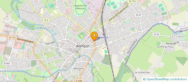localisation de l'entreprise LE REFUGE à ALENCON