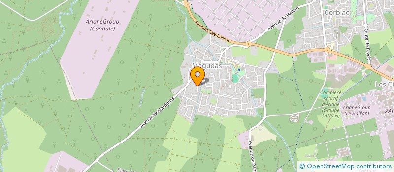 localisation de l'entreprise LE REFUGE  SAINT-MEDARD-EN-JALLES