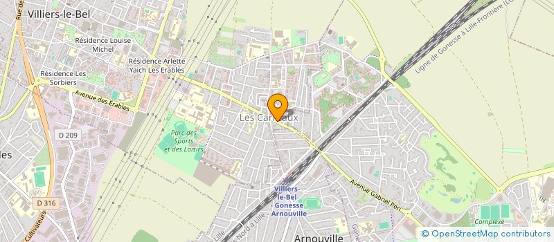 localisation de l'entreprise LE REFUGE  ARNOUVILLE