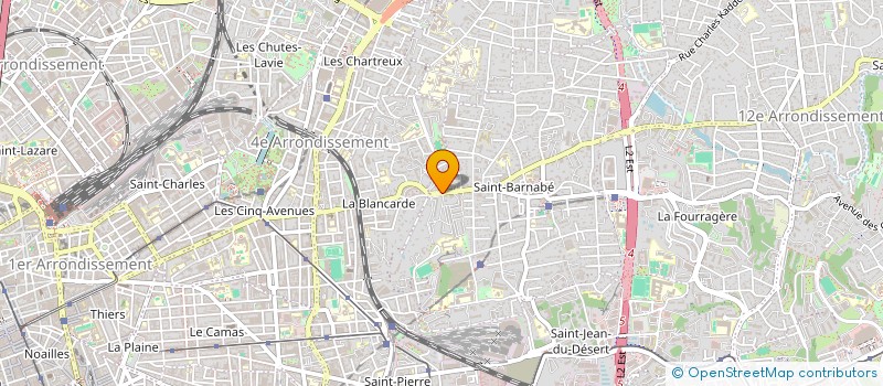 localisation de l'entreprise LE REFUGE à MARSEILLE