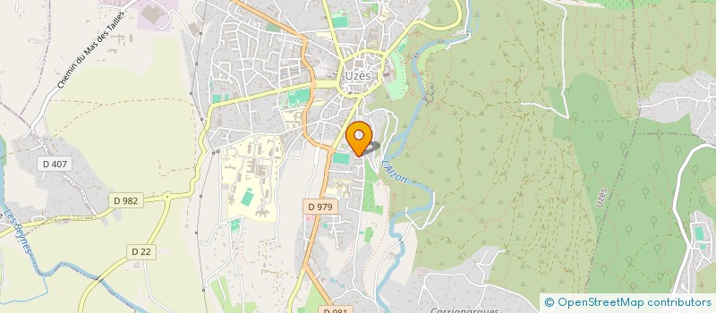 localisation de l'entreprise LE REFUGE  UZES