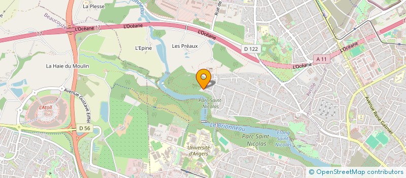 localisation de l'entreprise LE REFUGE à AVRILLE