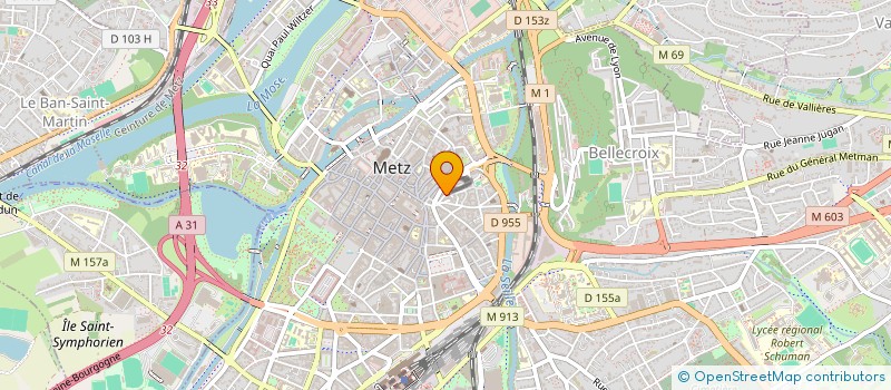 localisation de l'entreprise LE REFUGE  METZ