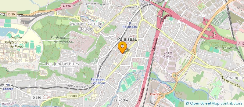 localisation de l'entreprise LE REFUGE à PALAISEAU