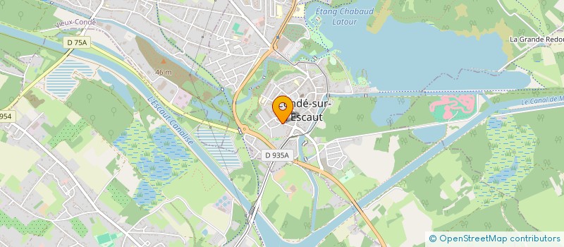 localisation de l'entreprise LE REFUGE  CONDE-SUR-L'ESCAUT