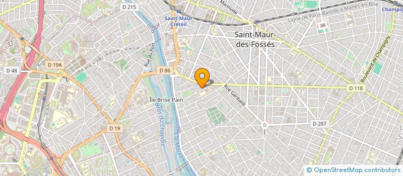 localisation de l'entreprise LE REFUGE à SAINT-MAUR-DES-FOSSES