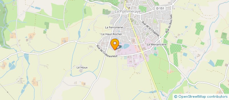 localisation de l'entreprise LE REFUGE à MAUGES-SUR-LOIRE
