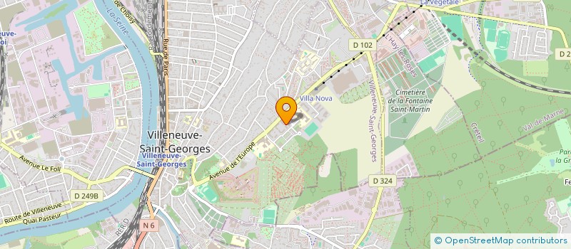 localisation de l'entreprise LE REFUGE à VILLENEUVE-SAINT-GEORGES