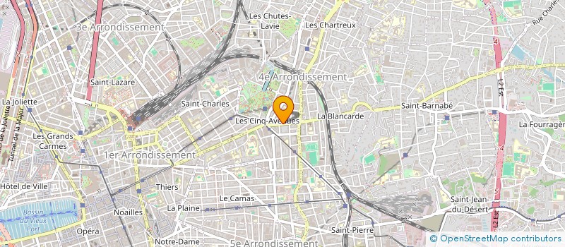 localisation de l'entreprise LE REFUGE à MARSEILLE