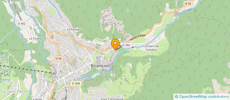 localisation de l'entreprise LE REFUGE à BRIANCON