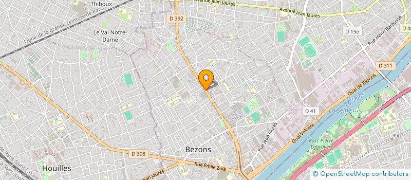 localisation de l'entreprise LE REFUGE  BEZONS