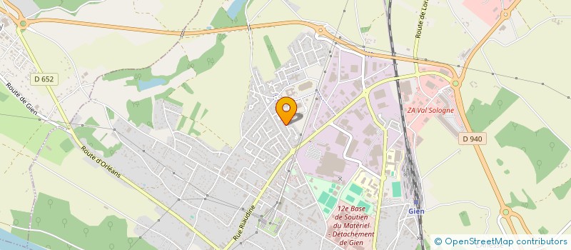 localisation de l'entreprise LE REFUGE ALJOMA  GIEN
