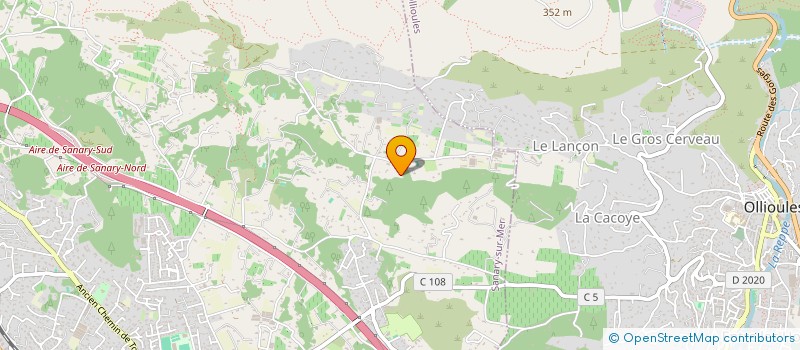 localisation de l'entreprise LE REFUGE AUX ABEILLES  SANARY-SUR-MER