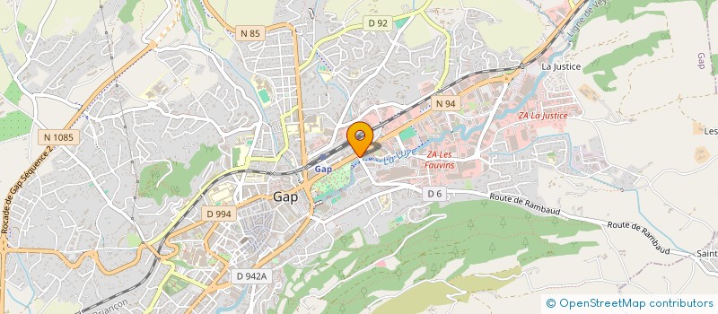 localisation de l'entreprise LE REFUGE BOULISTE GAPENCAIS à GAP