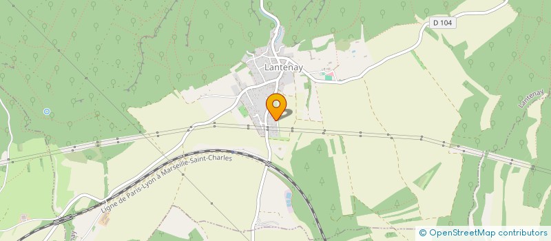 localisation de l'entreprise LE REFUGE D'ATLANTIS  LANTENAY