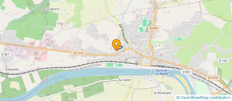 localisation de l'entreprise LE REFUGE D'AUSONE  CAMIRAN