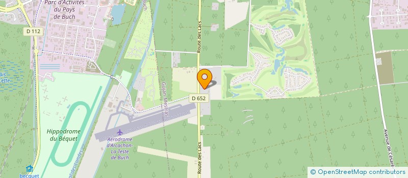 localisation de l'entreprise LE REFUGE DE GUJAN MESTRAS  GUJAN-MESTRAS