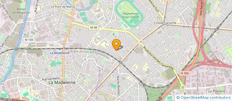 localisation de l'entreprise LE REFUGE DE L ESPOIR à MARCQ-EN-BARŒUL