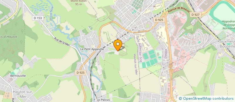 localisation de l'entreprise LE REFUGE DE LA GRISOUTIERE  HAUTOT-SUR-MER