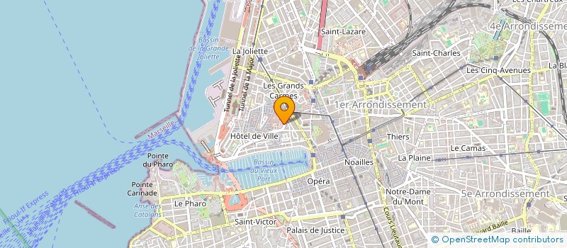 localisation de l'entreprise LE REFUGE DE LA SOPHROLOGIE à MARSEILLE