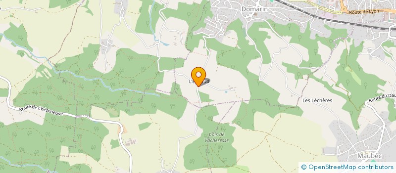 localisation de l'entreprise LE REFUGE DE MALASSIN  CHEZENEUVE