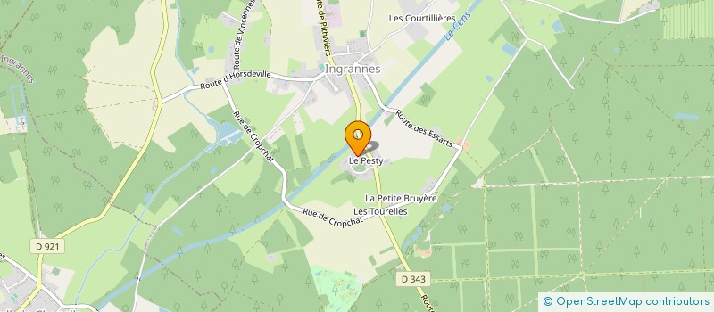 localisation de l'entreprise LE REFUGE DE VICTOIRE ET GABRIEL  INGRANNES