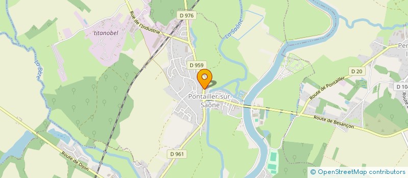 localisation de l'entreprise LE REFUGE DE WIL-MUR  PONTAILLER-SUR-SAONE