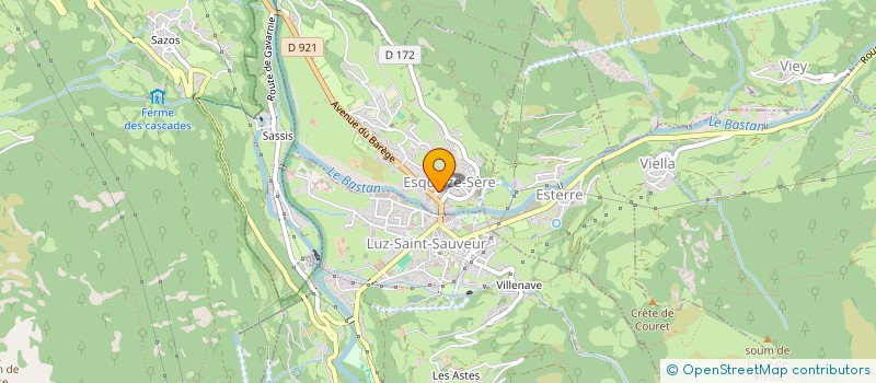 localisation de l'entreprise LE REFUGE DES 4  ESQUIEZE-SERE