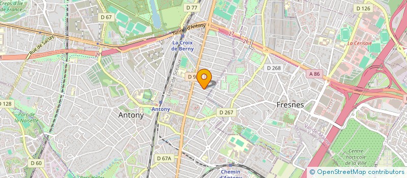 localisation de l'entreprise LE REFUGE DES 7 TIGRES à ANTONY