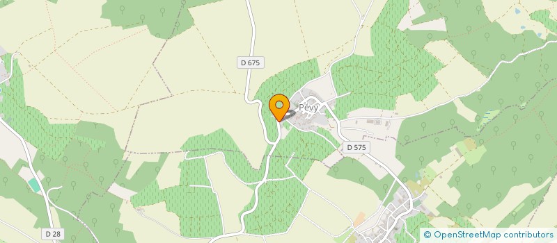 localisation de l'entreprise LE REFUGE DES MINETS  PEVY